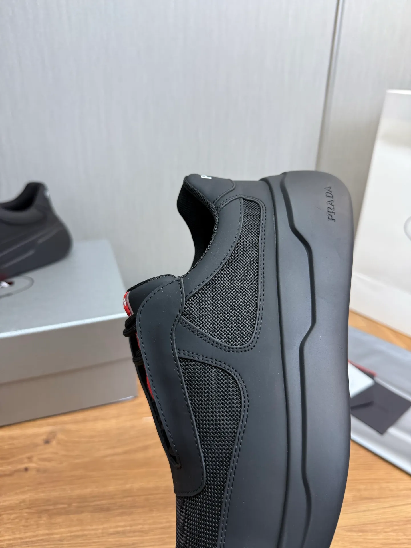 Men's shoes 💰600💰 [PRADA] New models synchronized with the official website, high-quality shipments ✔️Best sellers🔥 Original cowhide + cowhide lining, 1🆚1 replica, original sole, 38-45 (men's 45 is custom-made and cannot be returned or exchanged)